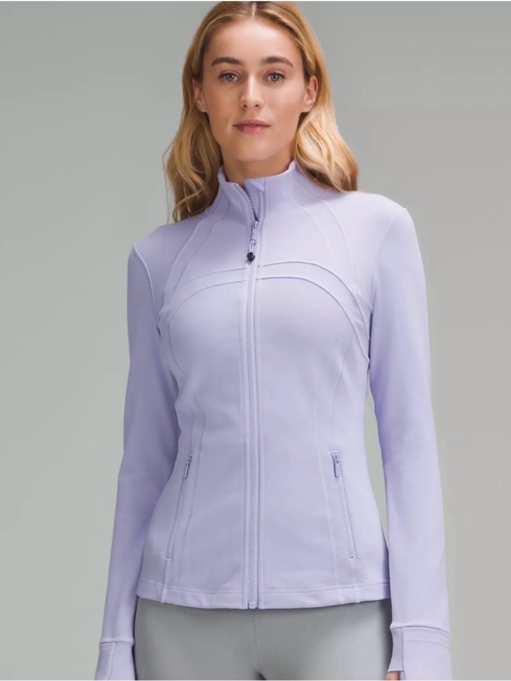 lululemon athletica Lavender Full-Zip Bomber Jacket